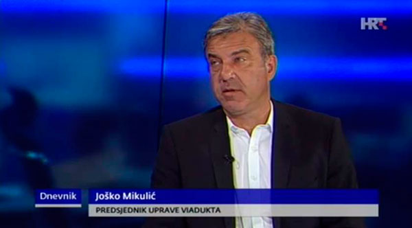 Joško Mikulić u Dnevniku HTV-a