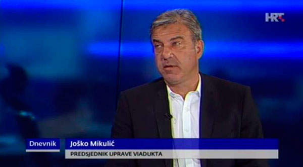Joško Mikulić u Dnevniku HTV-a Joško Mikulić u Dnevniku HTV-a