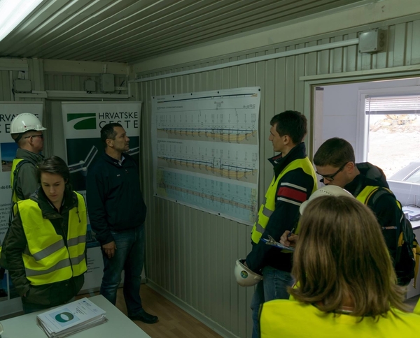 Posjet studenata gradilištu mosta Čiovo (foto: Dani Gabrscek)