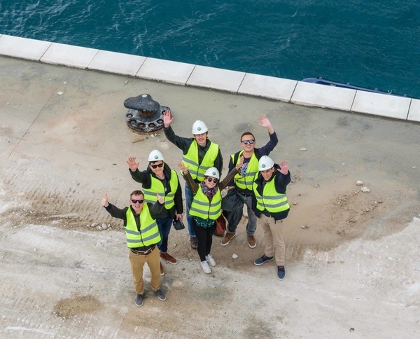 Posjet studenata vanjskim vezovima splitske luke (foto: Dani Gabrscek)